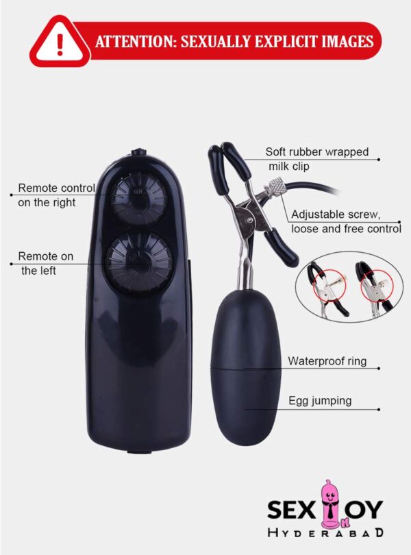 Feel the Thrill: Innovative Nipple Clamp Vibrator for Sensational Pleasure