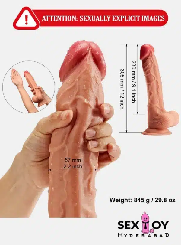 Experience Pleasure Unleashed: Realistic Jamboo Dildo With Strong Suction Cup