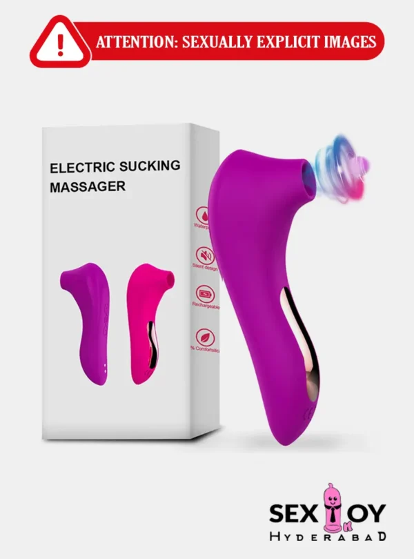 7-Mode Clit Sucker Vibrator displaying its sleek design and multiple settings for intense stimulation.