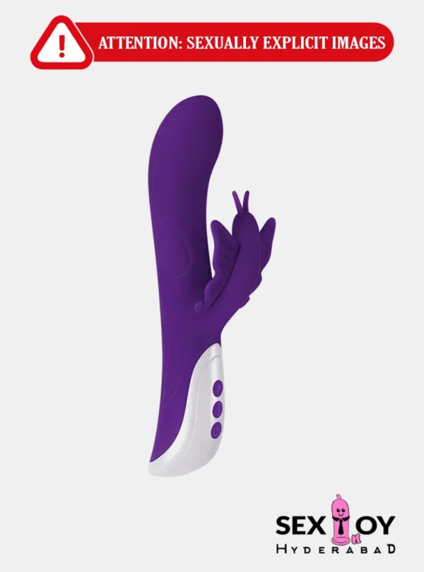 Purple Butterfly G-Spot Vibrator, designed for targeted G-spot stimulation with a butterfly-shaped design.