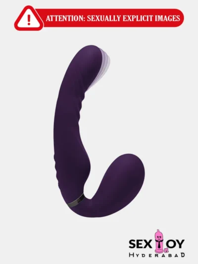 Purple G-Spot Vibrator, rechargeable and phthalate-free, showcasing its sleek design and features.