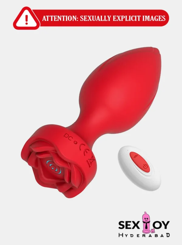 Remote-Controlled 10-Mode Vibrating Anal Plug showcasing its sleek design and versatile features for pleasure.