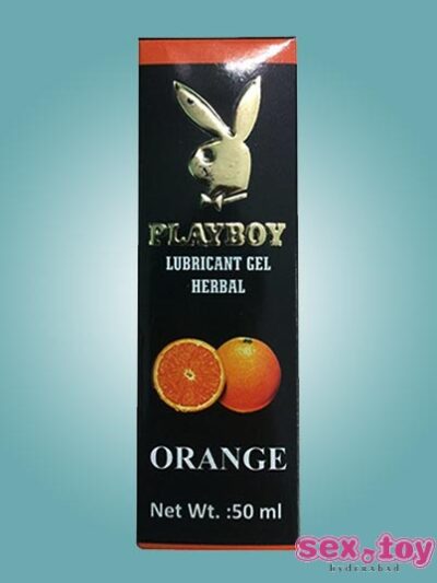 Playboy Lubricant Water Based Gel Orange Flavoured - sextoyinhyderabad.com