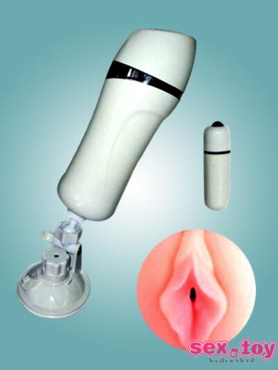 Vibrating Male Fleshlight Masturbator Device With Suction-sextoyinhyderabad.com